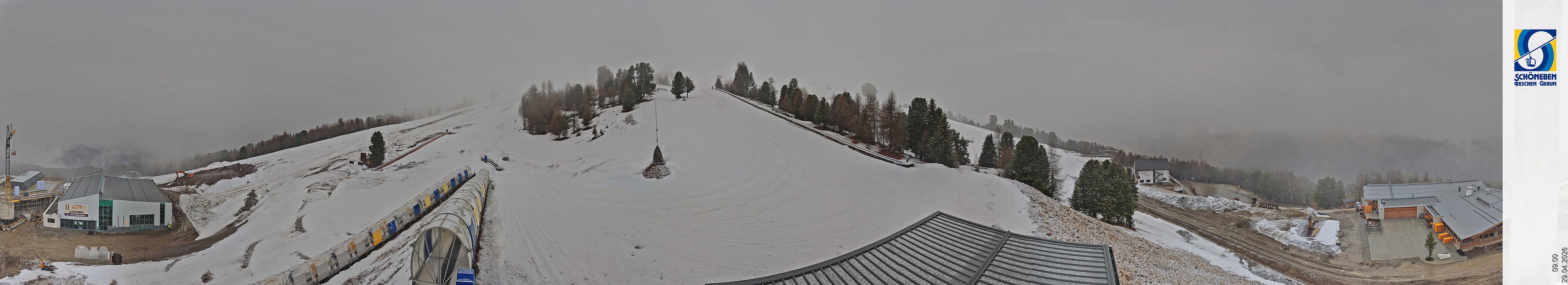 Archiv Foto Webcam Schöneben - Panoramablick von der Mittelstation