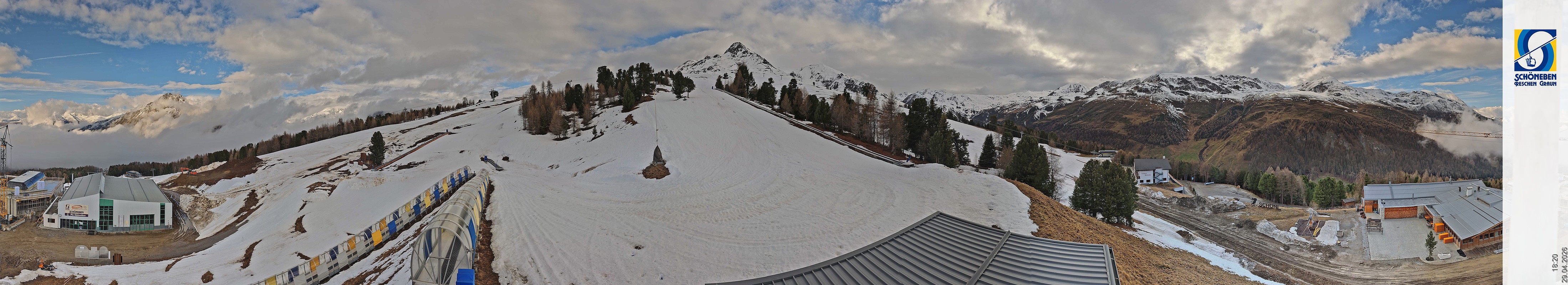 Archiv Foto Webcam Schöneben - Panoramablick von der Mittelstation
