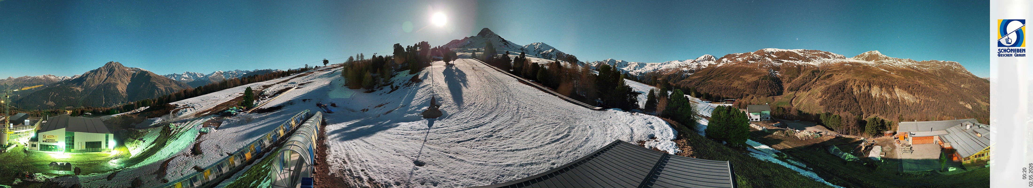 Archiv Foto Webcam Schöneben - Panoramablick von der Mittelstation