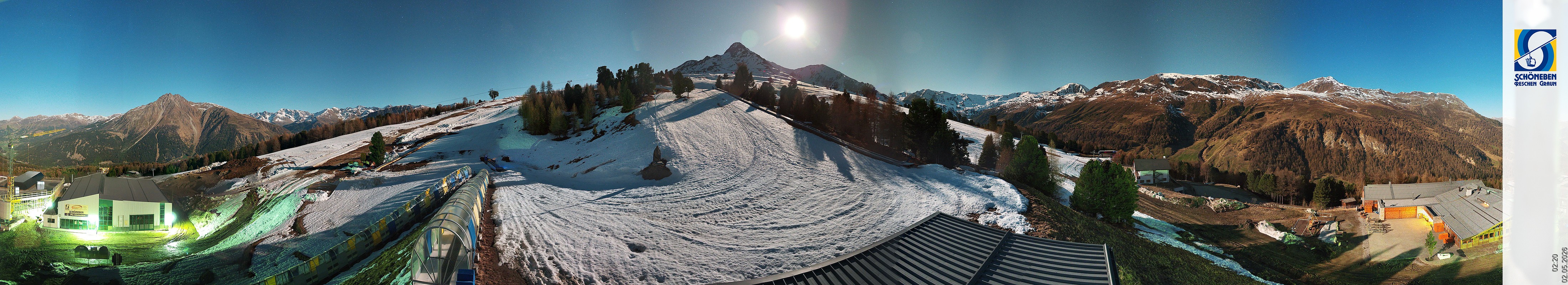Archiv Foto Webcam Schöneben - Panoramablick von der Mittelstation