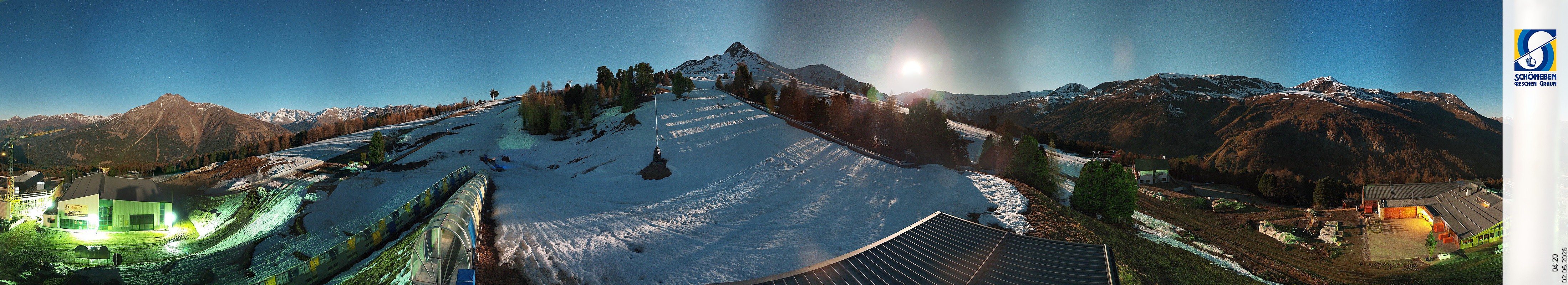 Archiv Foto Webcam Schöneben - Panoramablick von der Mittelstation
