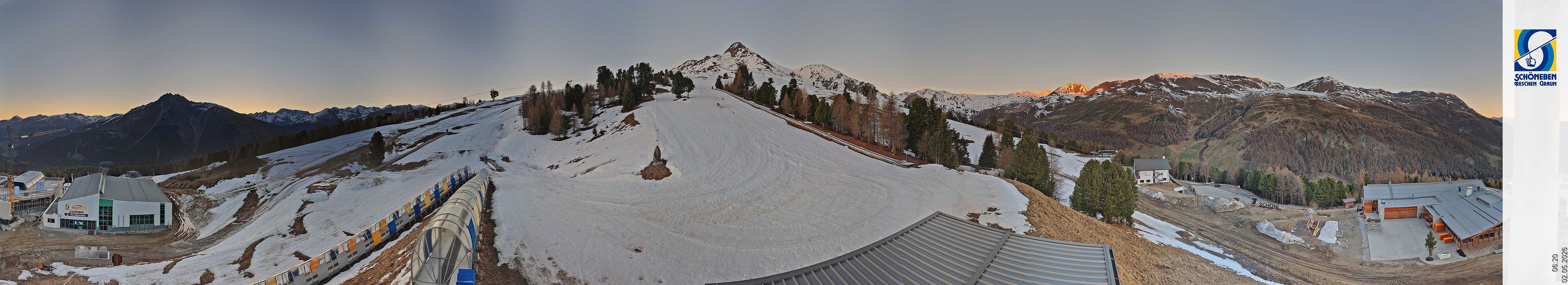 Archiv Foto Webcam Schöneben - Panoramablick von der Mittelstation