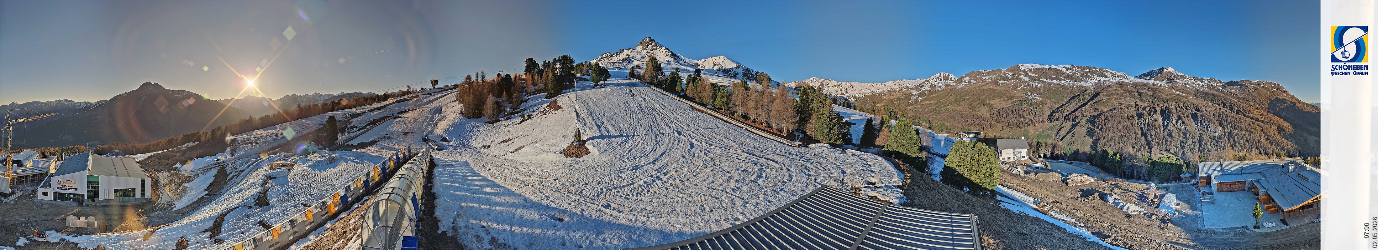 Archiv Foto Webcam Schöneben - Panoramablick von der Mittelstation