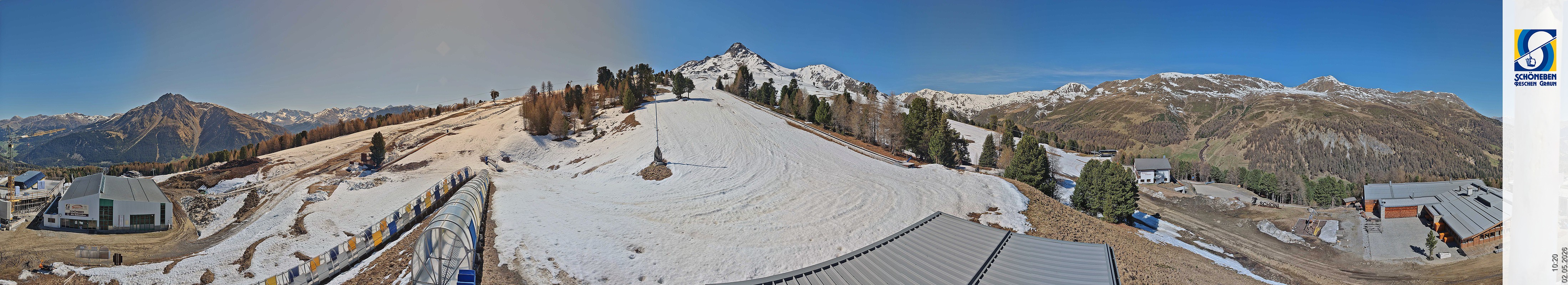 Archiv Foto Webcam Schöneben - Panoramablick von der Mittelstation