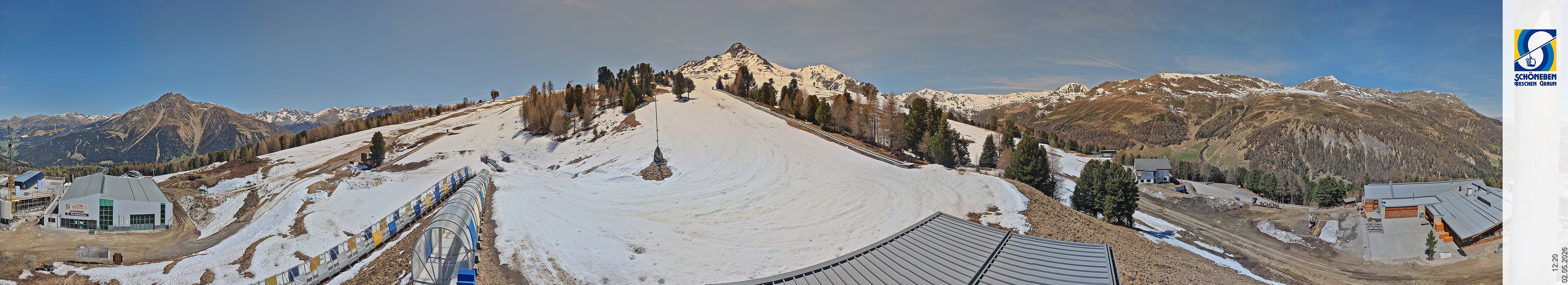 Archiv Foto Webcam Schöneben - Panoramablick von der Mittelstation