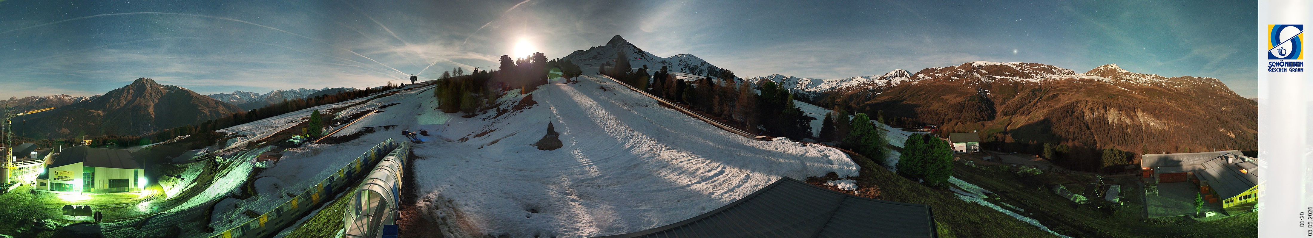 Archiv Foto Webcam Schöneben - Panoramablick von der Mittelstation