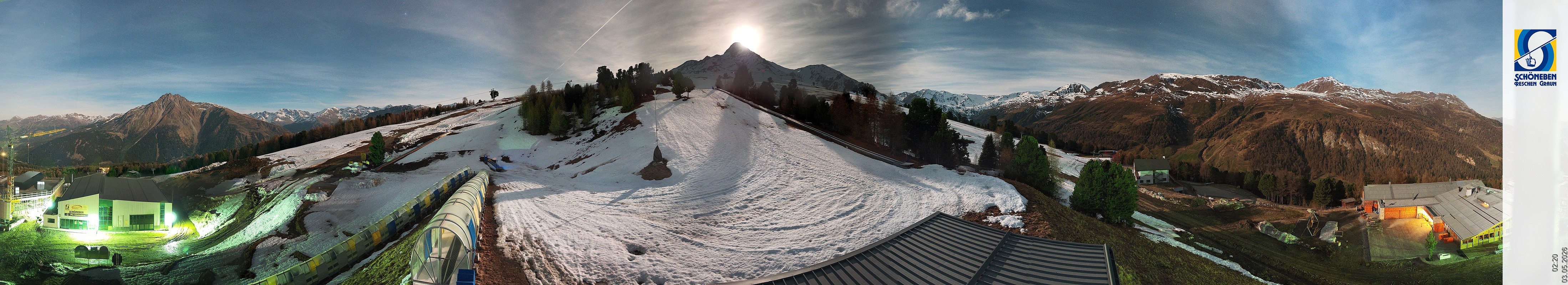 Archiv Foto Webcam Schöneben - Panoramablick von der Mittelstation