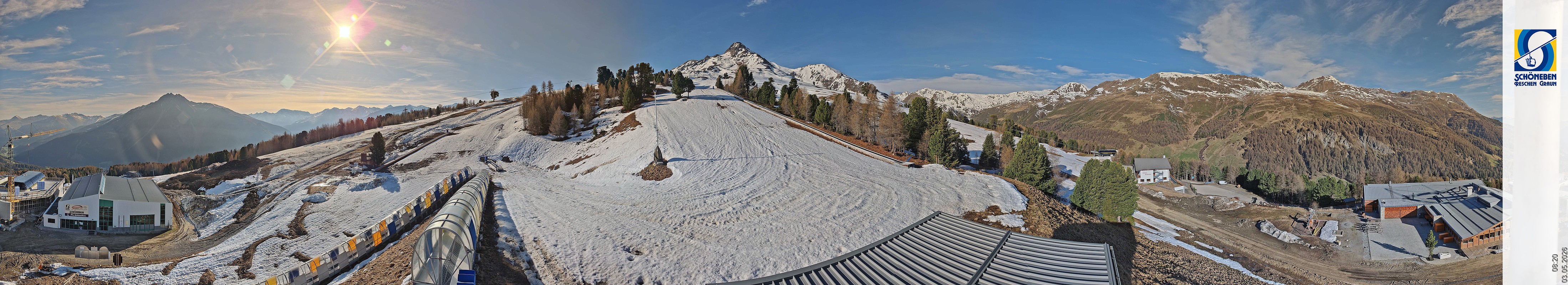 Archiv Foto Webcam Schöneben - Panoramablick von der Mittelstation