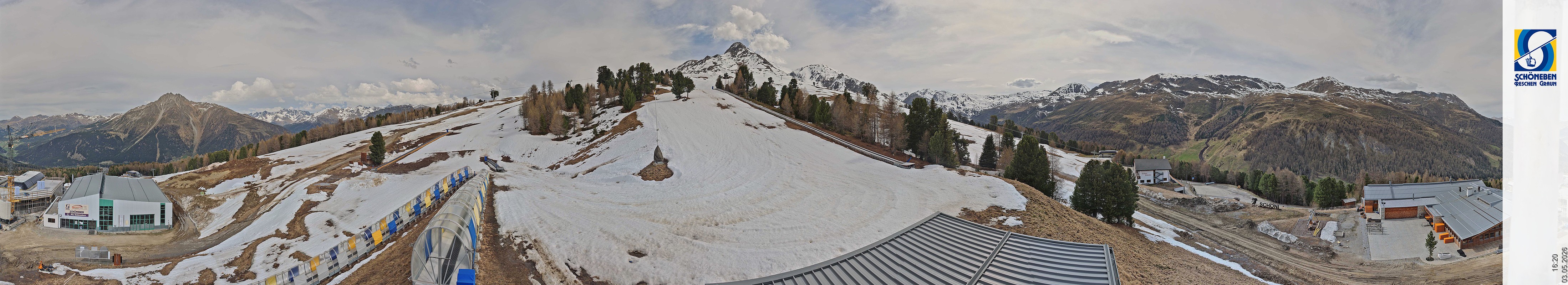 Archiv Foto Webcam Schöneben - Panoramablick von der Mittelstation