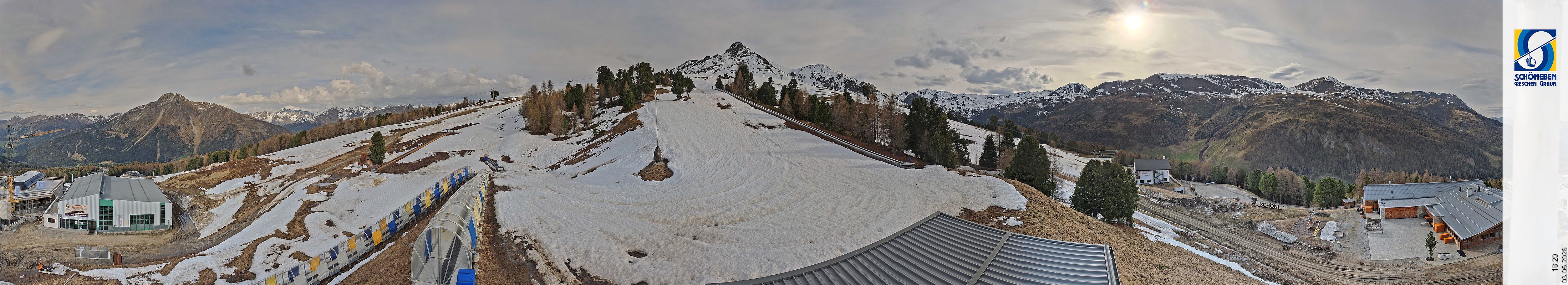 Archiv Foto Webcam Schöneben - Panoramablick von der Mittelstation