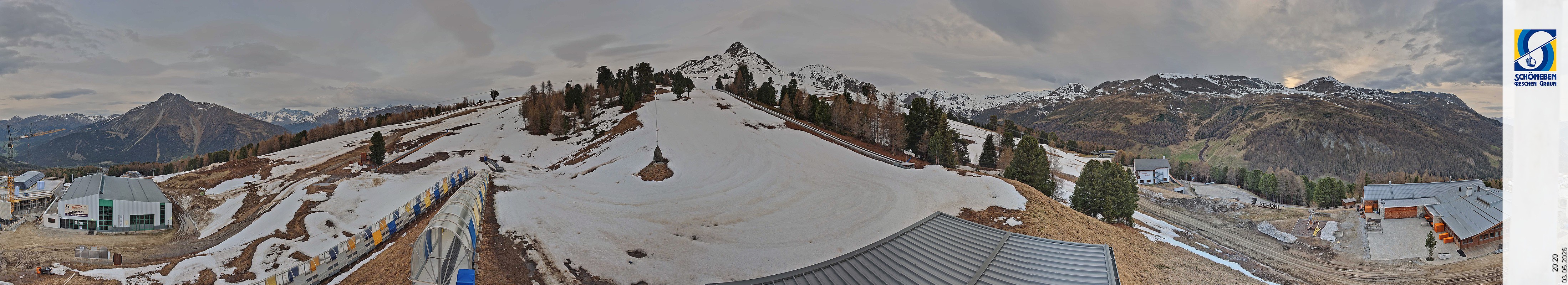 Archiv Foto Webcam Schöneben - Panoramablick von der Mittelstation