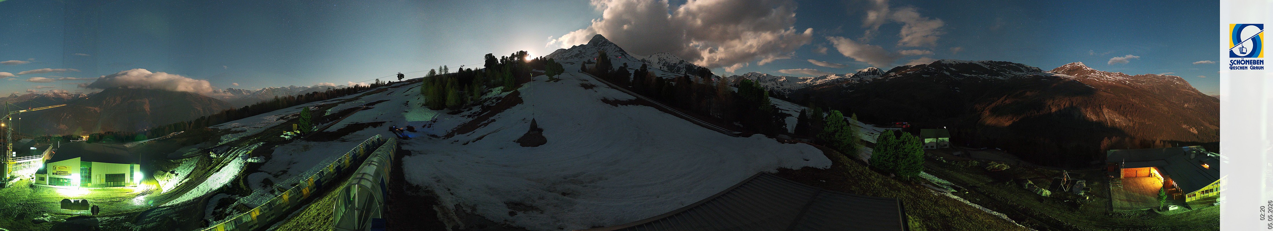 Archiv Foto Webcam Schöneben - Panoramablick von der Mittelstation