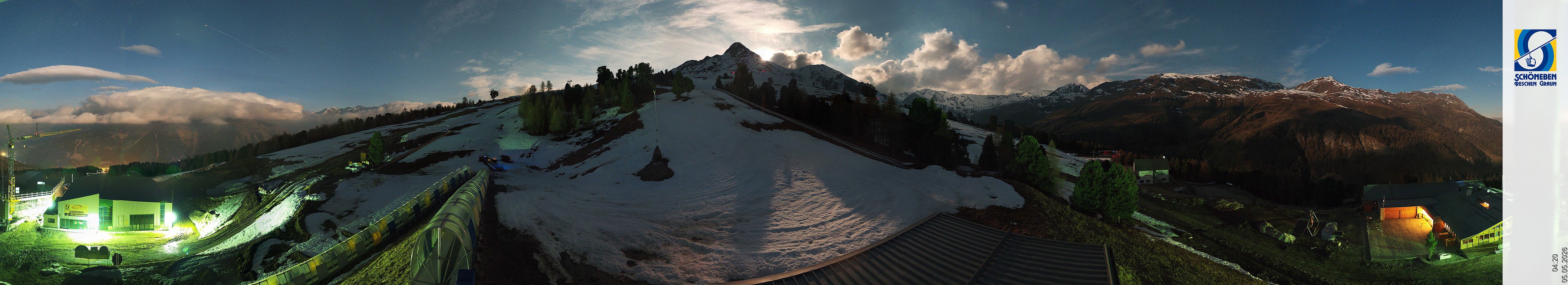Archiv Foto Webcam Schöneben - Panoramablick von der Mittelstation
