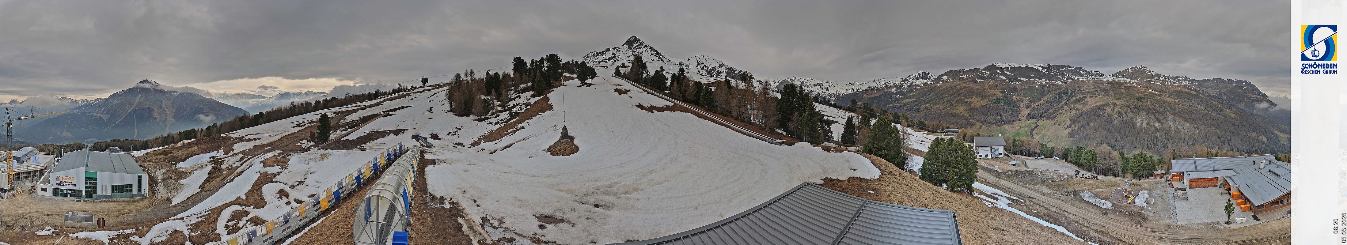 Archiv Foto Webcam Schöneben - Panoramablick von der Mittelstation