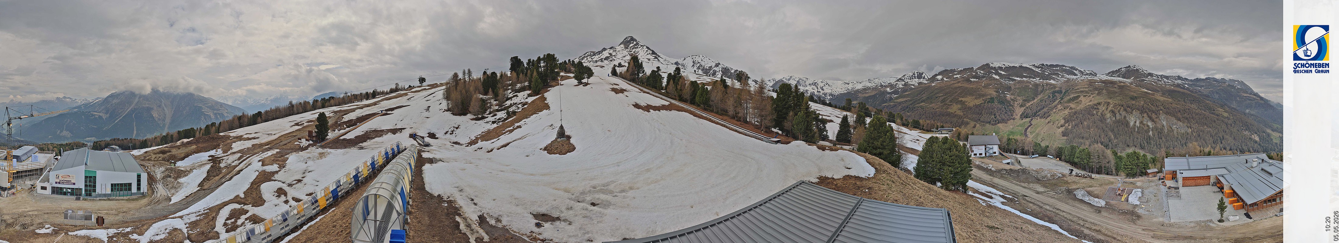 Archiv Foto Webcam Schöneben - Panoramablick von der Mittelstation