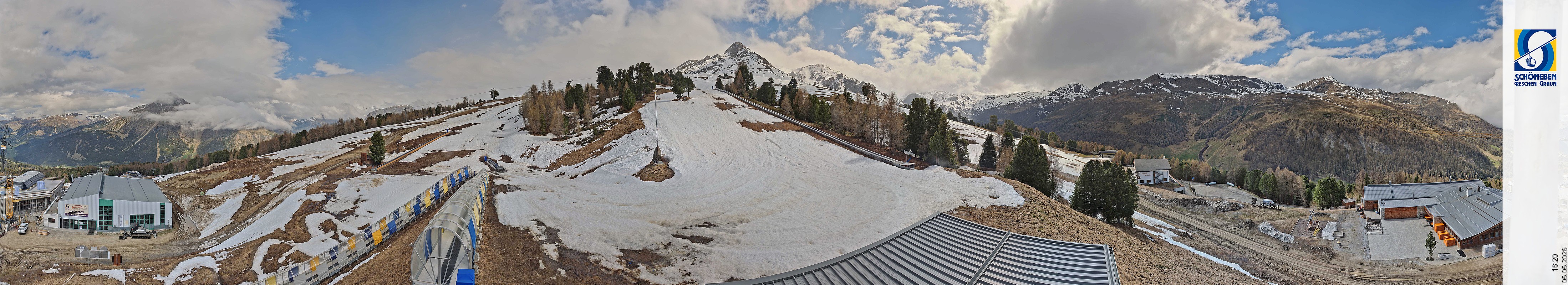 Archiv Foto Webcam Schöneben - Panoramablick von der Mittelstation