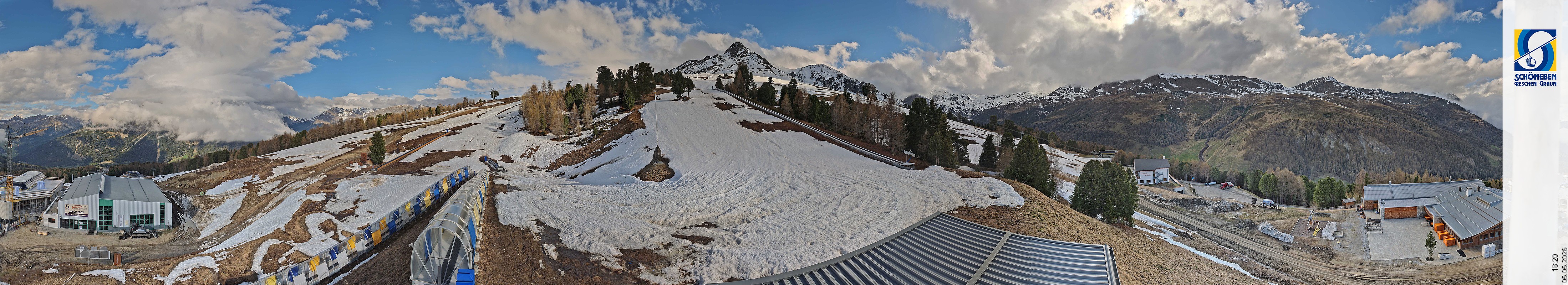 Archiv Foto Webcam Schöneben - Panoramablick von der Mittelstation