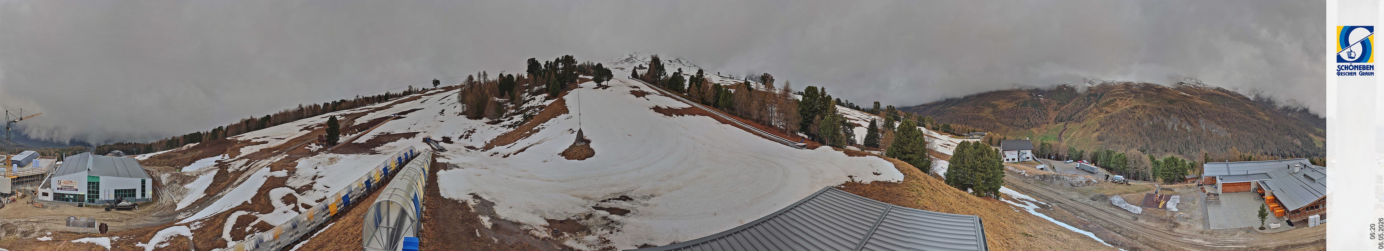 Archiv Foto Webcam Schöneben - Panoramablick von der Mittelstation