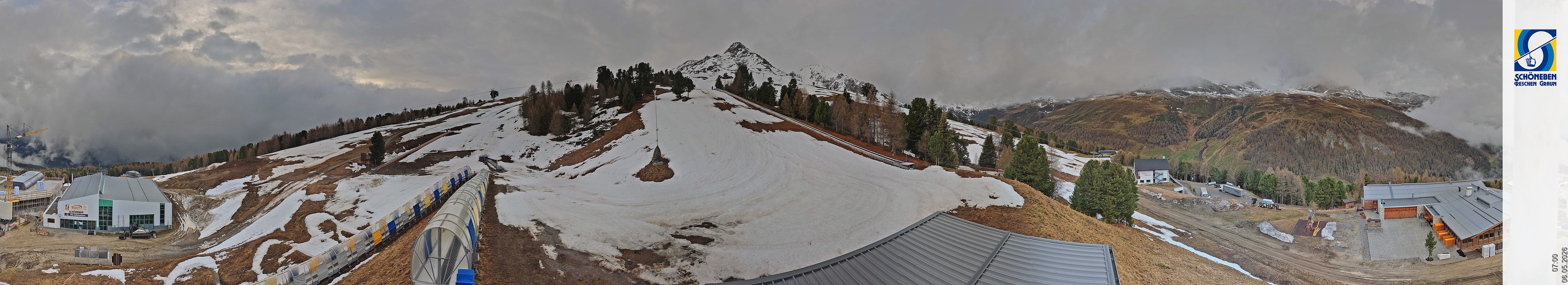Archiv Foto Webcam Schöneben - Panoramablick von der Mittelstation