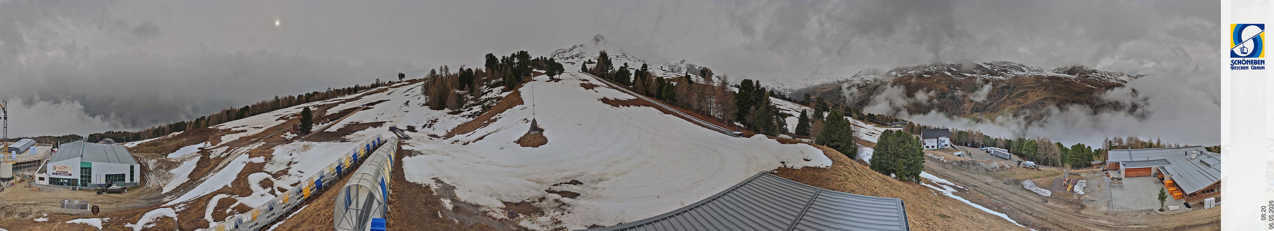 Archiv Foto Webcam Schöneben - Panoramablick von der Mittelstation