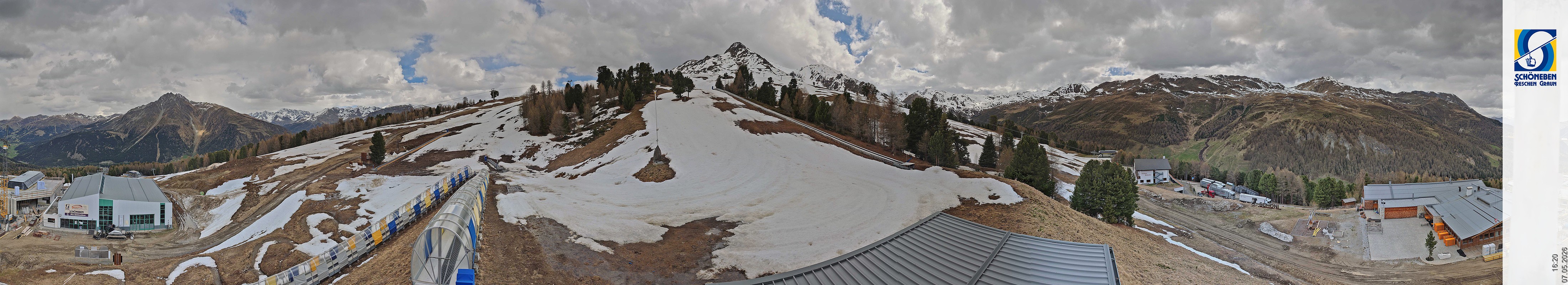 Archiv Foto Webcam Schöneben - Panoramablick von der Mittelstation