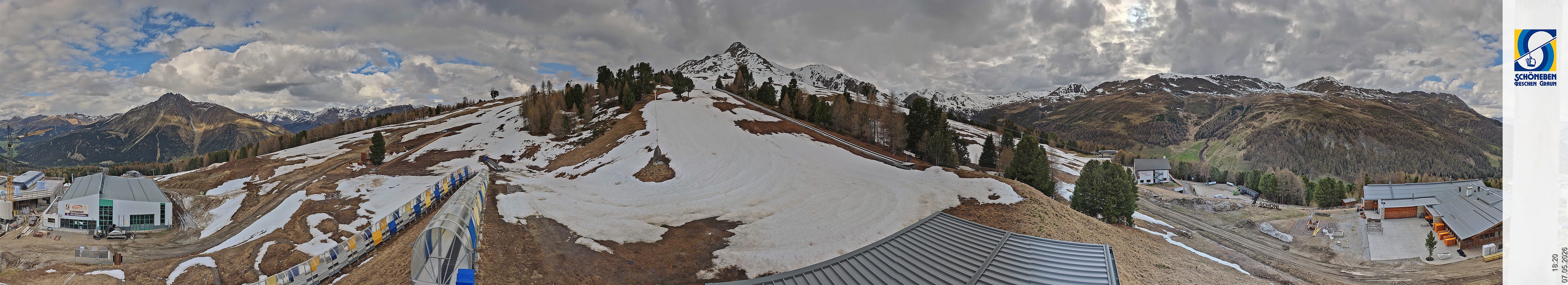 Archiv Foto Webcam Schöneben - Panoramablick von der Mittelstation