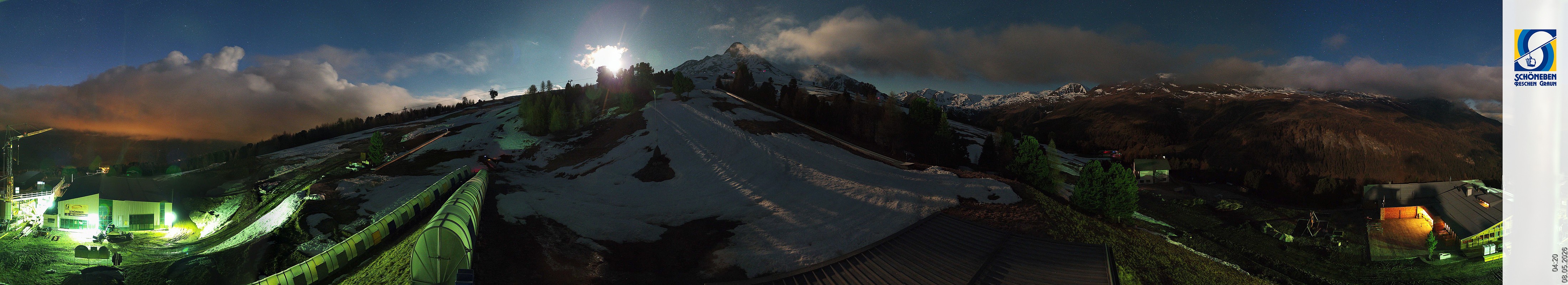 Archiv Foto Webcam Schöneben - Panoramablick von der Mittelstation