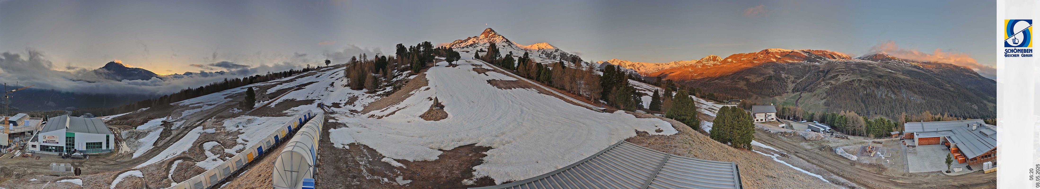 Archiv Foto Webcam Schöneben - Panoramablick von der Mittelstation