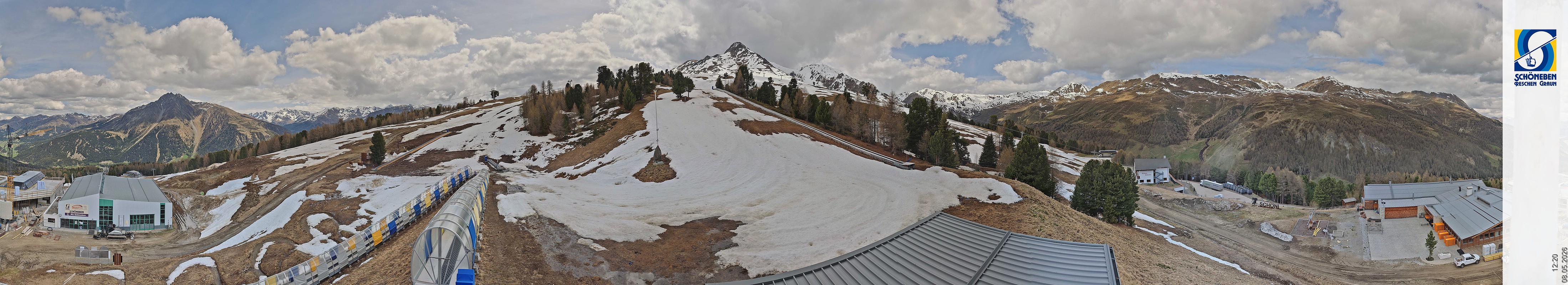 Archiv Foto Webcam Schöneben - Panoramablick von der Mittelstation