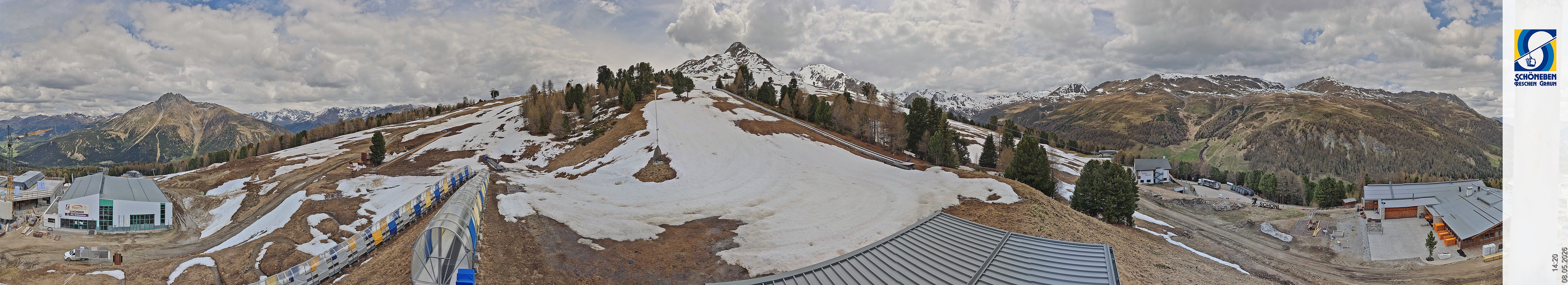 Archiv Foto Webcam Schöneben - Panoramablick von der Mittelstation