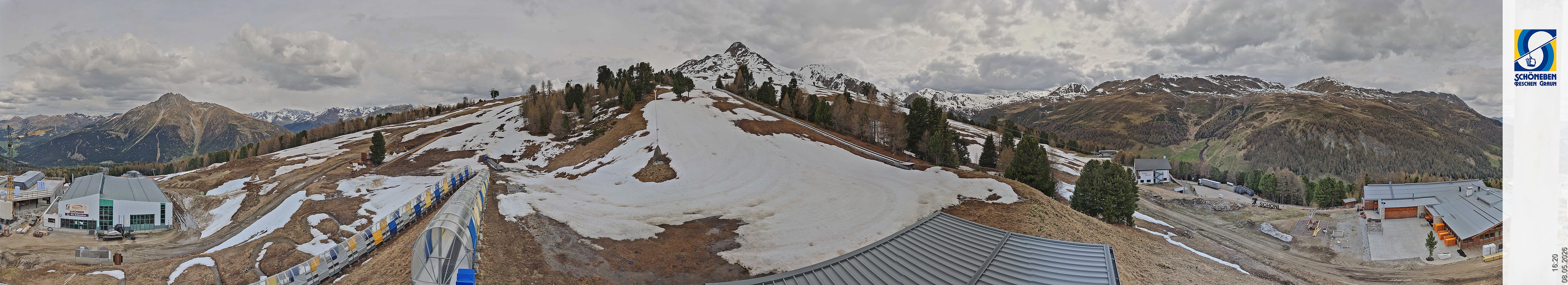 Archiv Foto Webcam Schöneben - Panoramablick von der Mittelstation