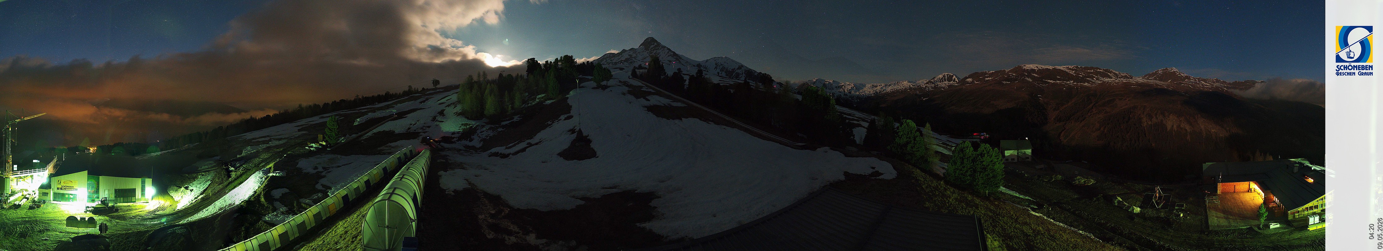 Archiv Foto Webcam Schöneben - Panoramablick von der Mittelstation