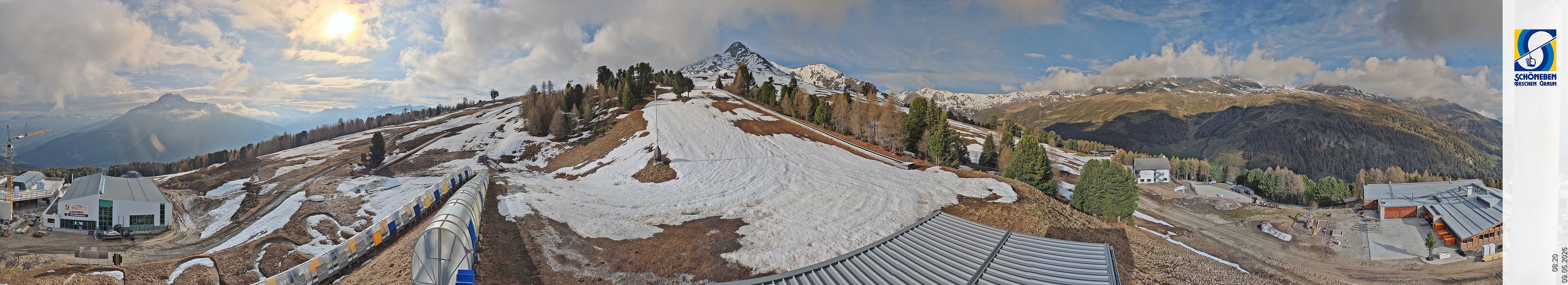 Archiv Foto Webcam Schöneben - Panoramablick von der Mittelstation