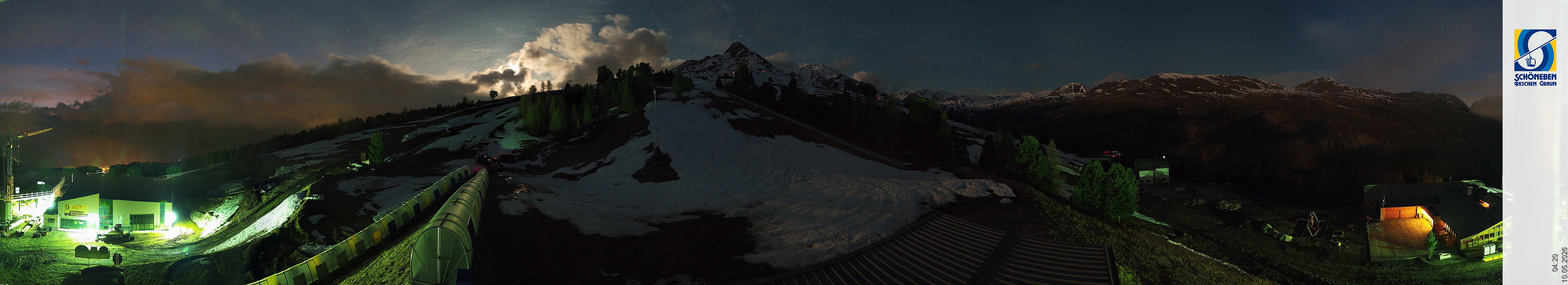 Archiv Foto Webcam Schöneben - Panoramablick von der Mittelstation