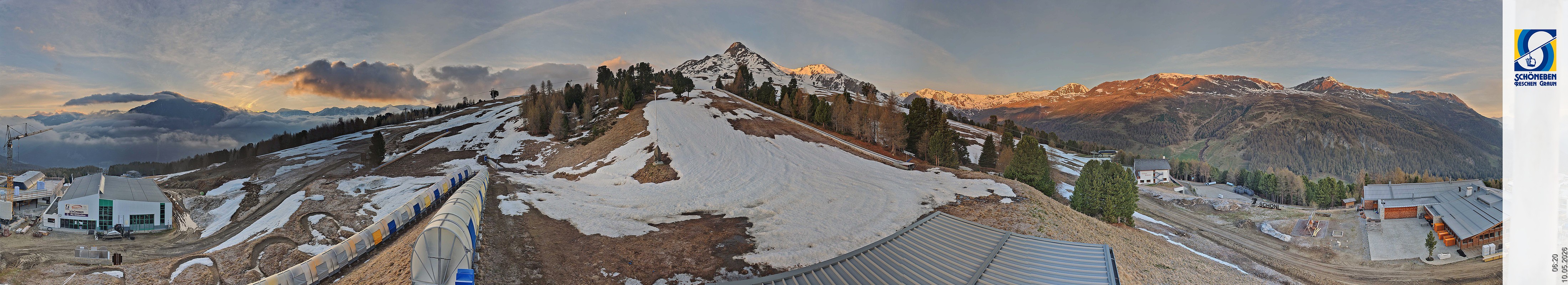 Archiv Foto Webcam Schöneben - Panoramablick von der Mittelstation