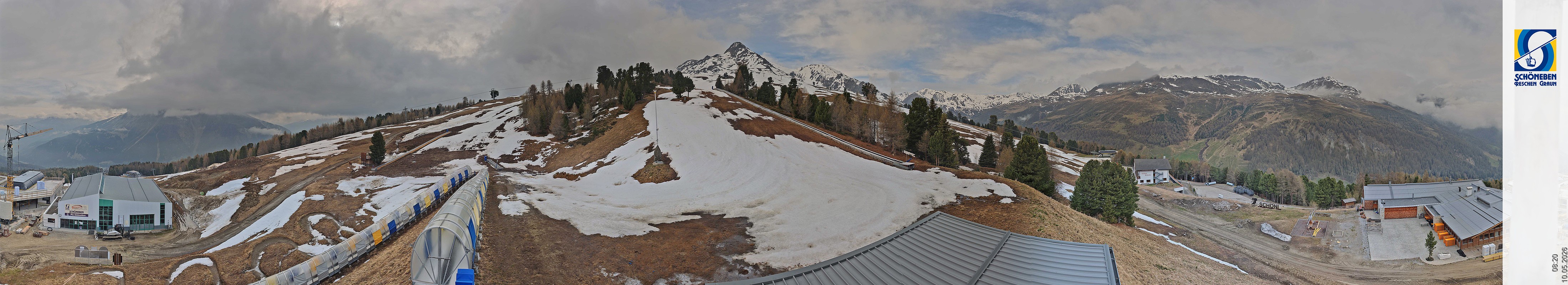 Archiv Foto Webcam Schöneben - Panoramablick von der Mittelstation