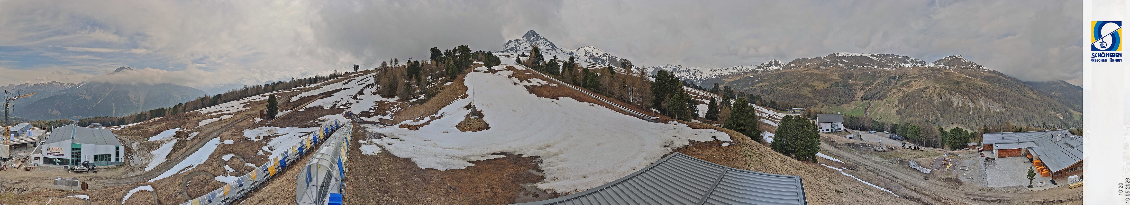 Archiv Foto Webcam Schöneben - Panoramablick von der Mittelstation