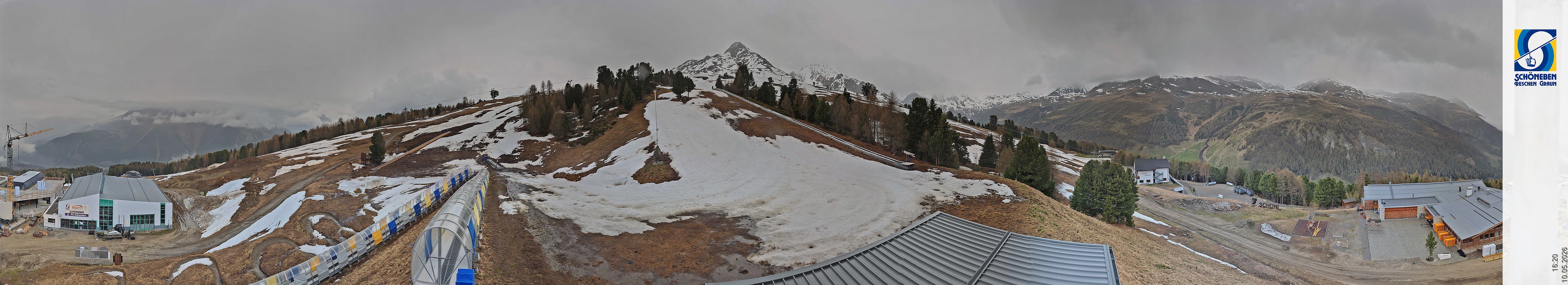 Archiv Foto Webcam Schöneben - Panoramablick von der Mittelstation