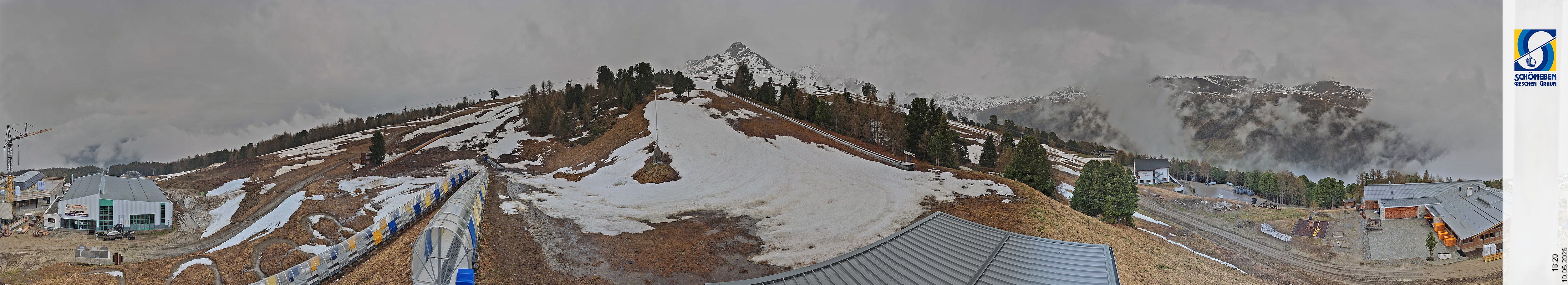 Archiv Foto Webcam Schöneben - Panoramablick von der Mittelstation