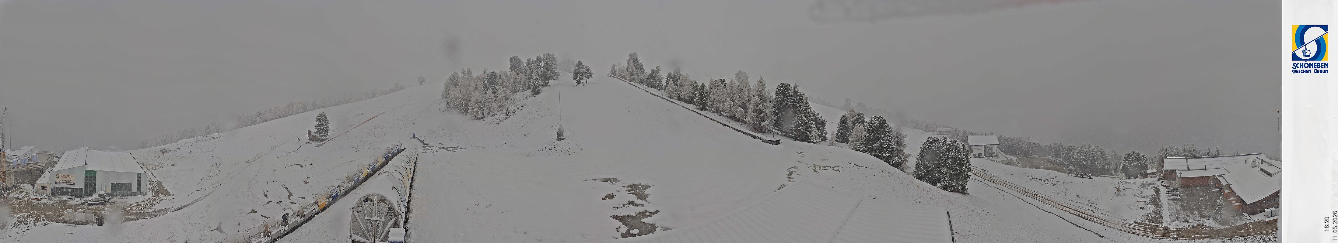 Archiv Foto Webcam Schöneben - Panoramablick von der Mittelstation