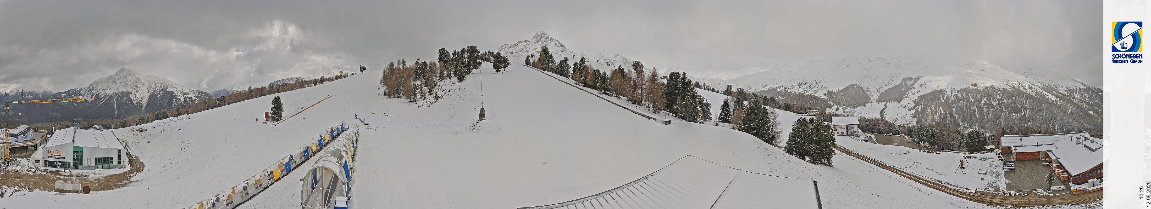 Archiv Foto Webcam Schöneben - Panoramablick von der Mittelstation