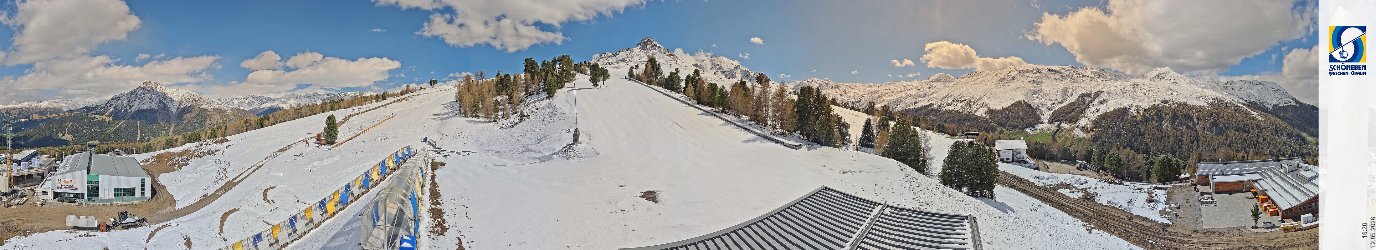 Archiv Foto Webcam Schöneben - Panoramablick von der Mittelstation