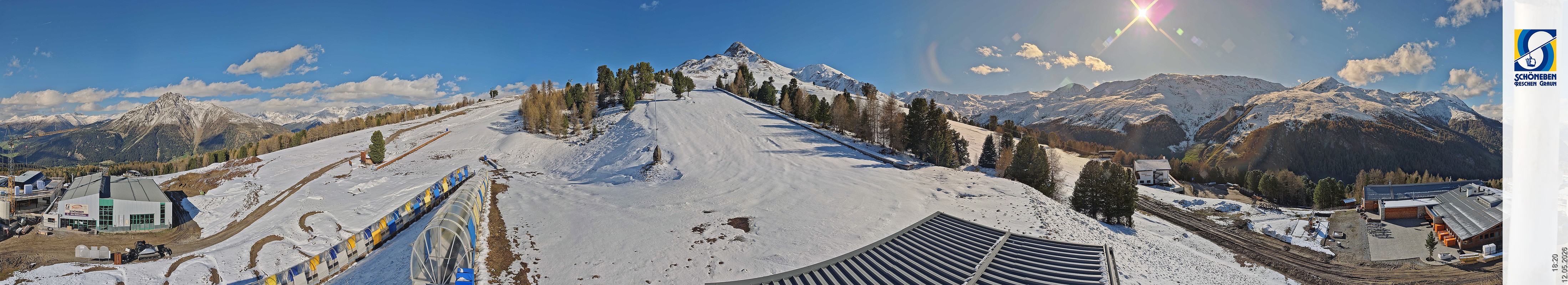 Archiv Foto Webcam Schöneben - Panoramablick von der Mittelstation