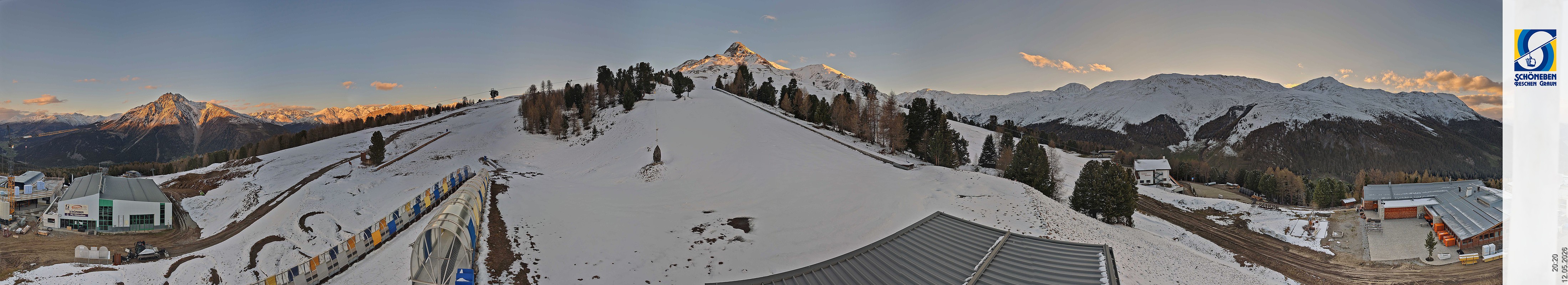 Archiv Foto Webcam Schöneben - Panoramablick von der Mittelstation
