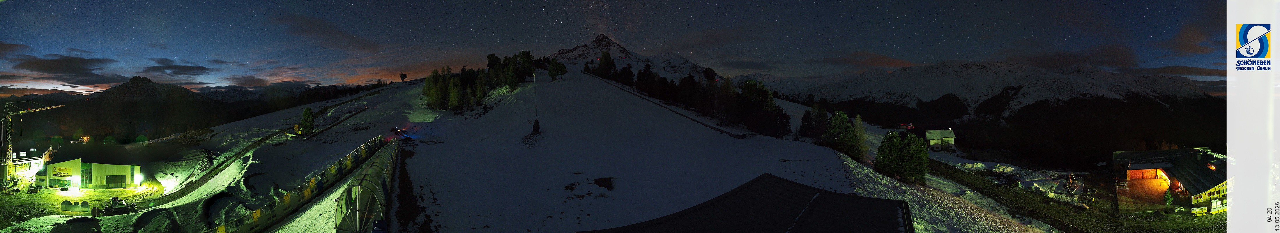Archiv Foto Webcam Schöneben - Panoramablick von der Mittelstation