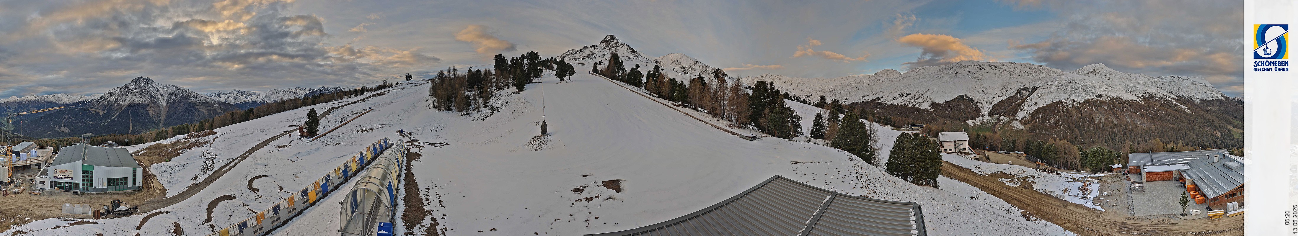 Archiv Foto Webcam Schöneben - Panoramablick von der Mittelstation
