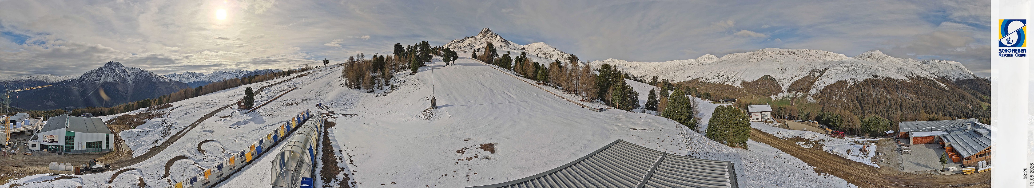 Archiv Foto Webcam Schöneben - Panoramablick von der Mittelstation