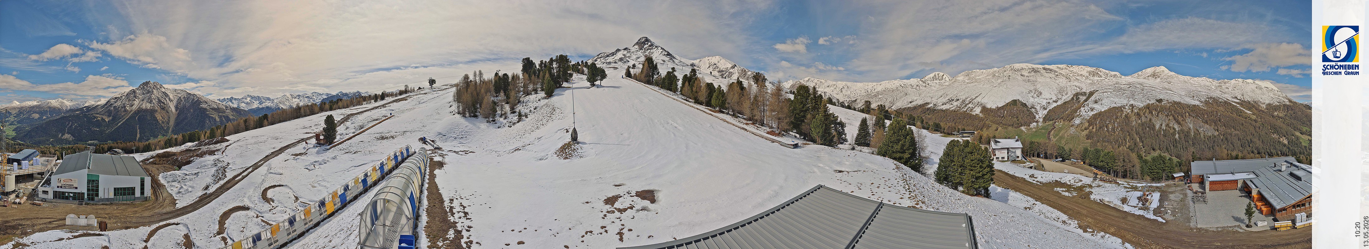 Archiv Foto Webcam Schöneben - Panoramablick von der Mittelstation