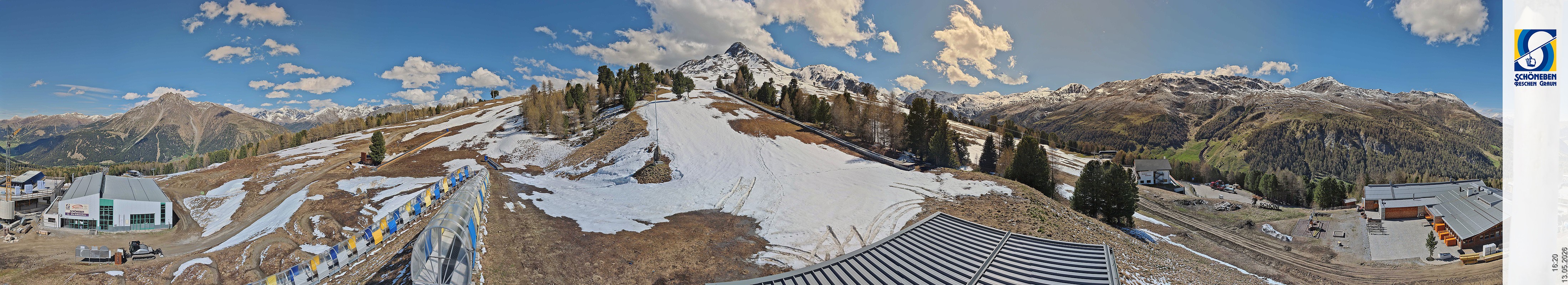 Archiv Foto Webcam Schöneben - Panoramablick von der Mittelstation