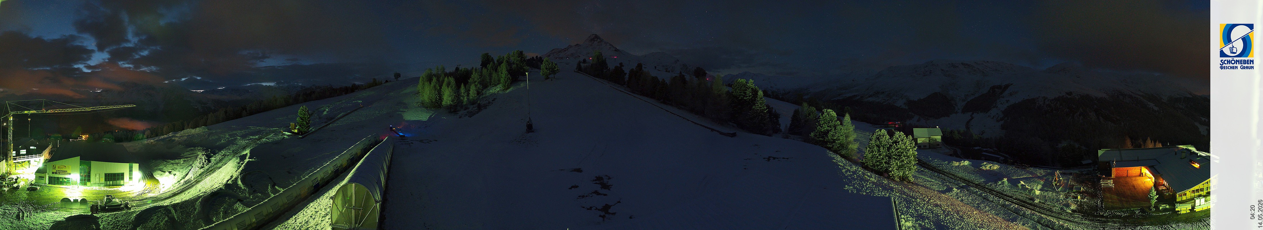Archiv Foto Webcam Schöneben - Panoramablick von der Mittelstation